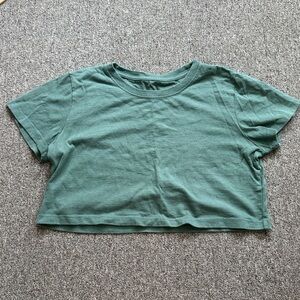 Green Crop Top from Urban Outfitters